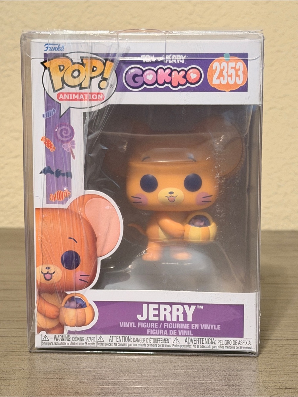 Funko Pop! Animation Gokko Jerry Vinyl Figure - Orange with Purple Accents